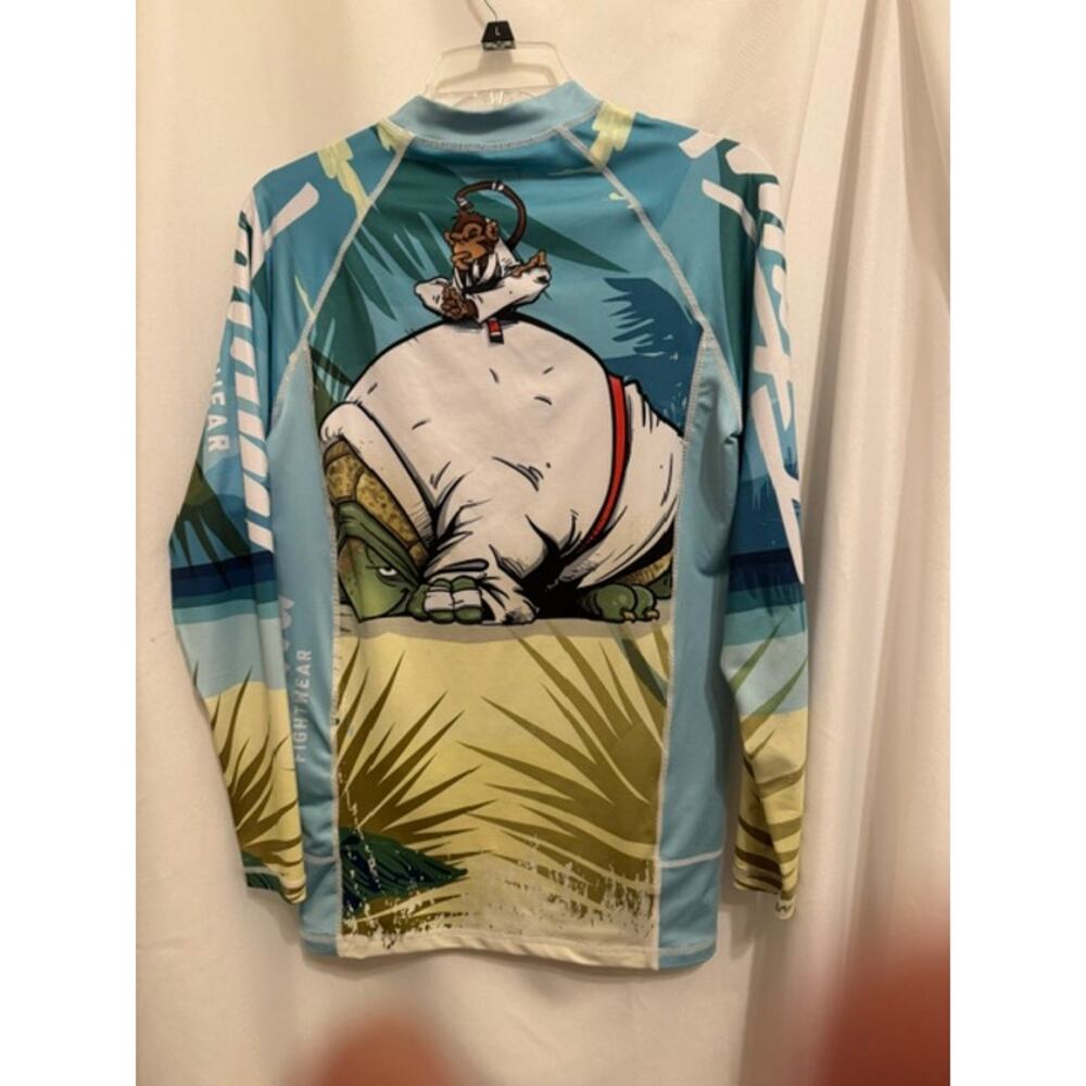 Tatami Fightwear Men’s S BJJ Rash Guard Turtle Jiu Jitsu Long Sleeve - Picture 2 of 3